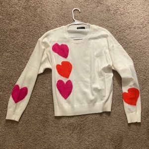 Size L - heart sweater